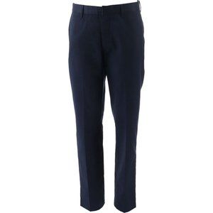 NWT LANDS' END MEN'S NO IRON TWILL TRADITIONAL FIT PANTS CLASSIC‎ NAVY 30X32